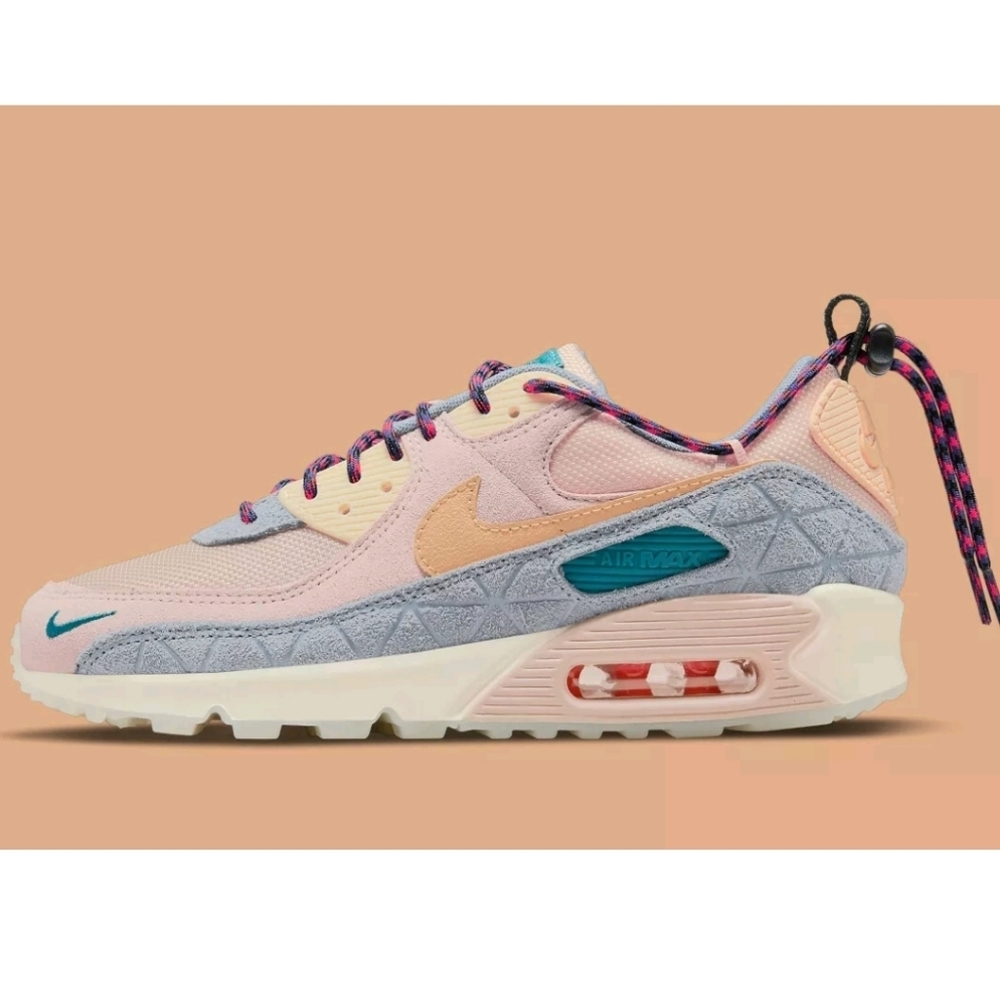 Nike Air Max 90 Sneakers Fossil Stone Ashen Slate Coconut Milk Twist W8